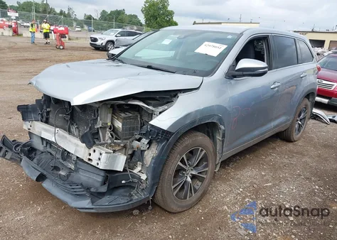 2017 Toyota Highlander Le from USA, damaged, VIN 5TDBZRFH7HS388188